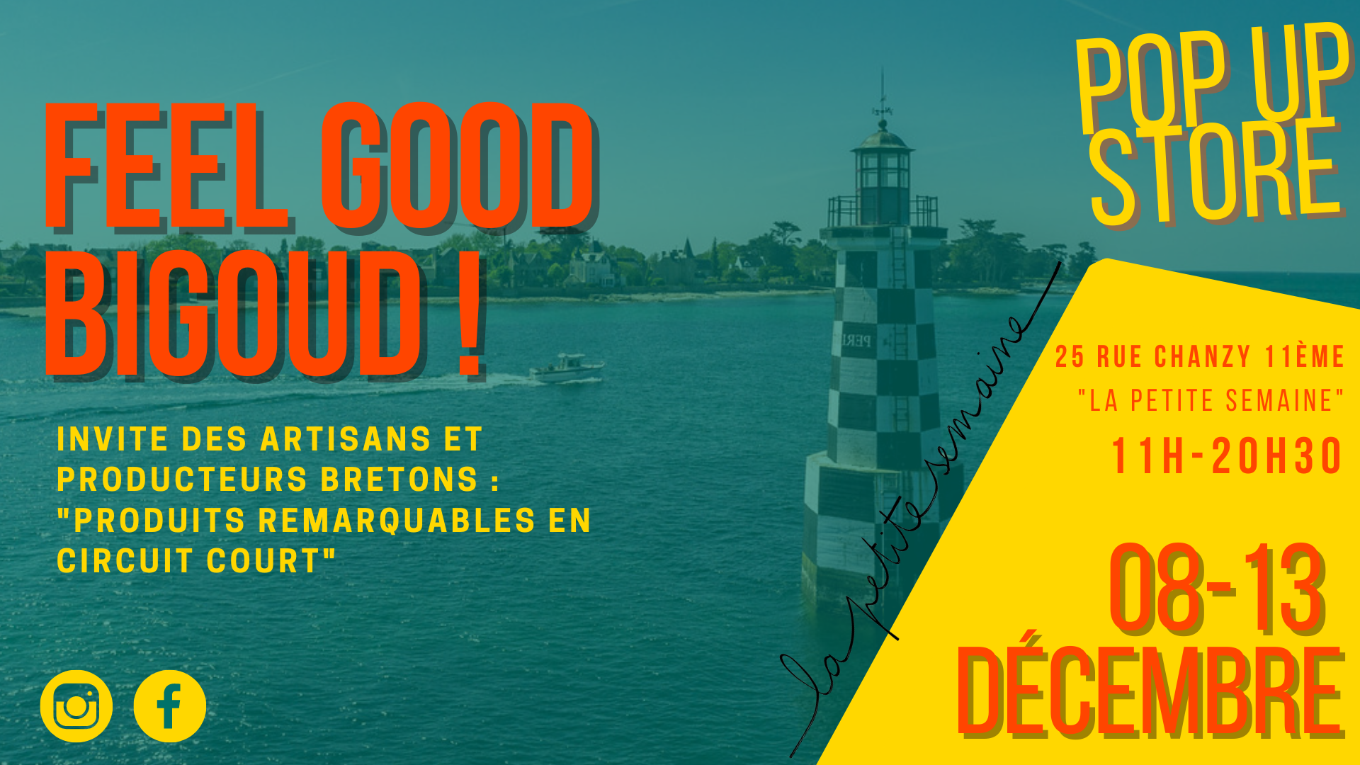 affiche de l'évènement breton feel good bigoud à Paris 11ème